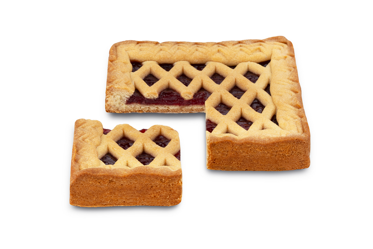 Crostata con Confettura di Lamponi no Lattosio