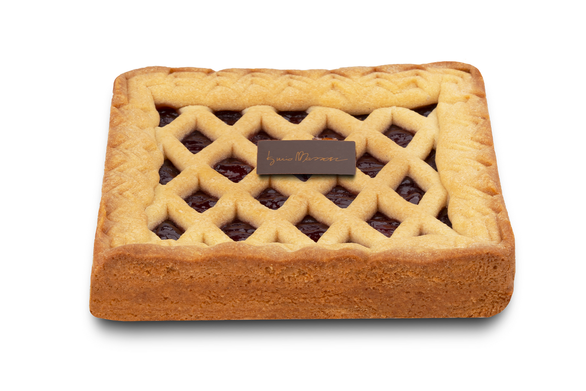 Crostata con Confettura di Lamponi no Lattosio